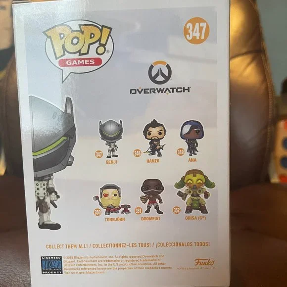 Funko POP! Games: Overwatch: Genji #347 - Picture 2 of 2